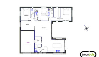 Plan plain-pied en bois et toiture en tuiles à Saintes (17)