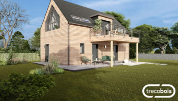 Projet de maison en bois inversée à Saint-Pabu (29)