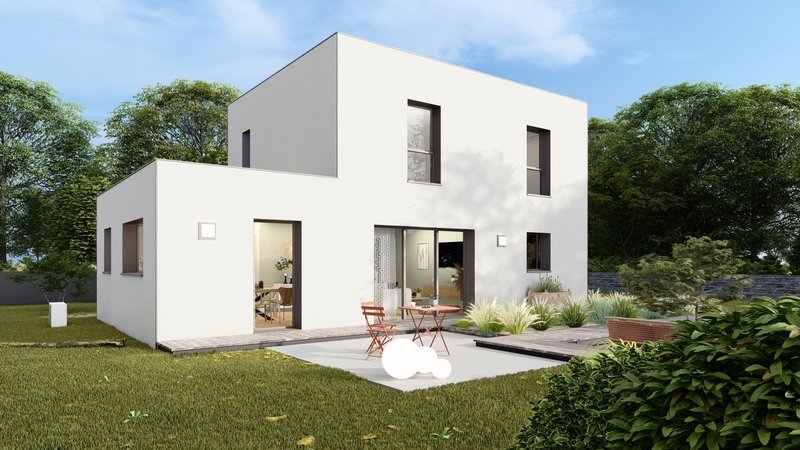 Maison+Terrain de 6 pièces avec 4 chambres à Saint-Herblain 44800 – 413215 € - JLD-24-10-07-51