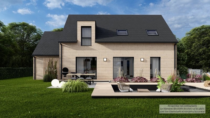 Maison+Terrain de 6 pièces avec 4 chambres à Parthenay-de-Bretagne 35850 – 330625 € - MCHO-24-10-01-59