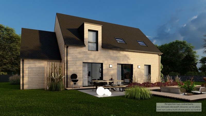 Maison+Terrain de 6 pièces avec 4 chambres à Parthenay-de-Bretagne 35850 – 330625 € - MCHO-24-10-01-59