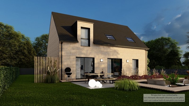 Maison+Terrain de 5 pièces avec 4 chambres à Parthenay-de-Bretagne 35850 – 313125 € - MCHO-24-10-01-58