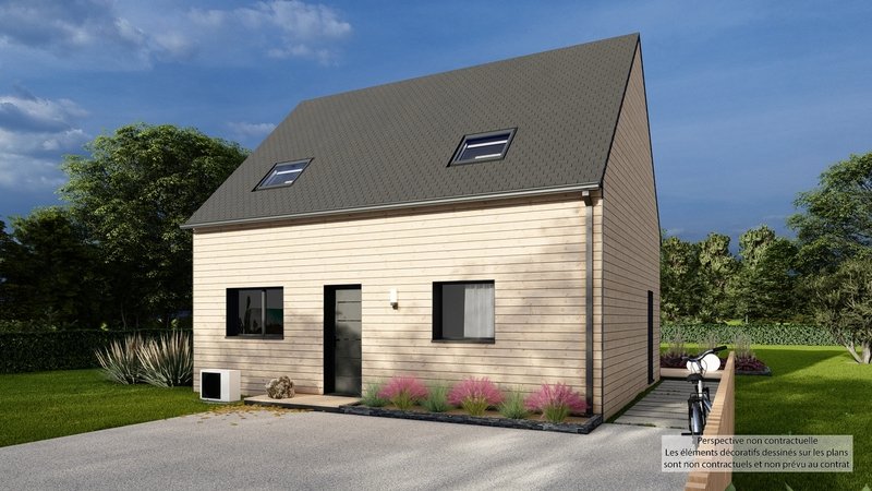 Maison+Terrain de 5 pièces avec 4 chambres à Parthenay-de-Bretagne 35850 – 278719 € - MCHO-24-10-01-57