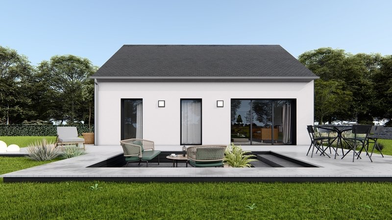 Maison+Terrain de 4 pièces avec 3 chambres à Moelan-sur-Mer 29350 – 237000 € - PLOO-24-09-12-23