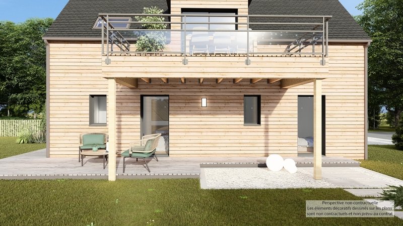 Maison+Terrain de 5 pièces avec 3 chambres à Taule 29670 – 295000 € - CDER-24-10-03-36