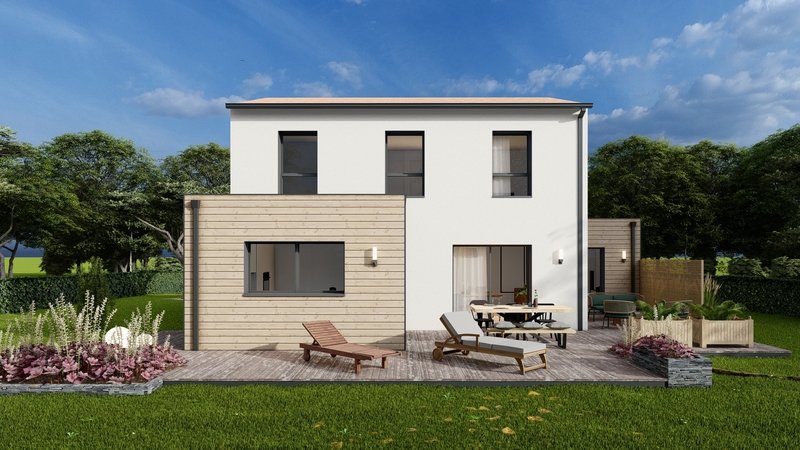 Maison+Terrain de 7 pièces avec 4 chambres à Moutiers-en-Retz 44760 – 454120 € - JLD-24-10-21-8