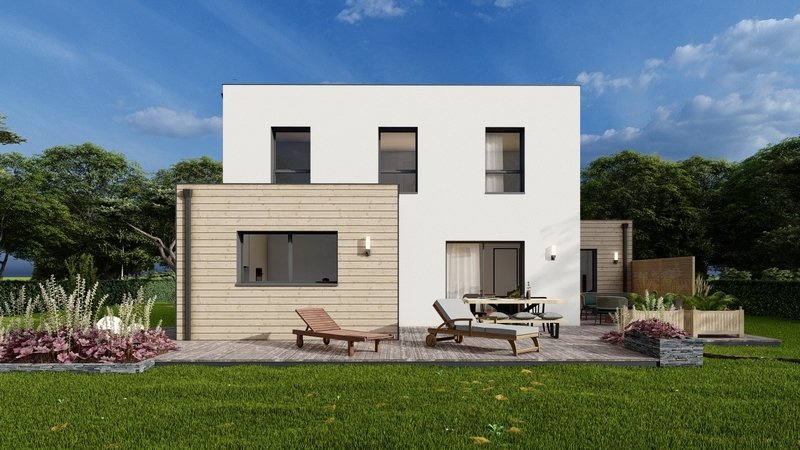 Maison+Terrain de 7 pièces avec 4 chambres à Treillieres 44119 – 360380 € - JLD-24-08-26-49