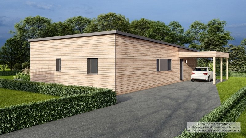 Maison+Terrain de 5 pièces avec 3 chambres à Taule 29670 – 303000 € - CDER-24-10-03-35