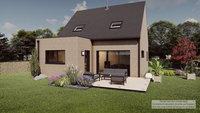 Maison+Terrain de 5 pièces avec 3 chambres à La-Forest-Landerneau 29800 – 249000 € - JUMI-24-10-03-24