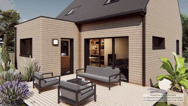 Maison+Terrain de 5 pièces avec 3 chambres à La-Forest-Landerneau 29800 – 249000 € - JUMI-24-10-03-24