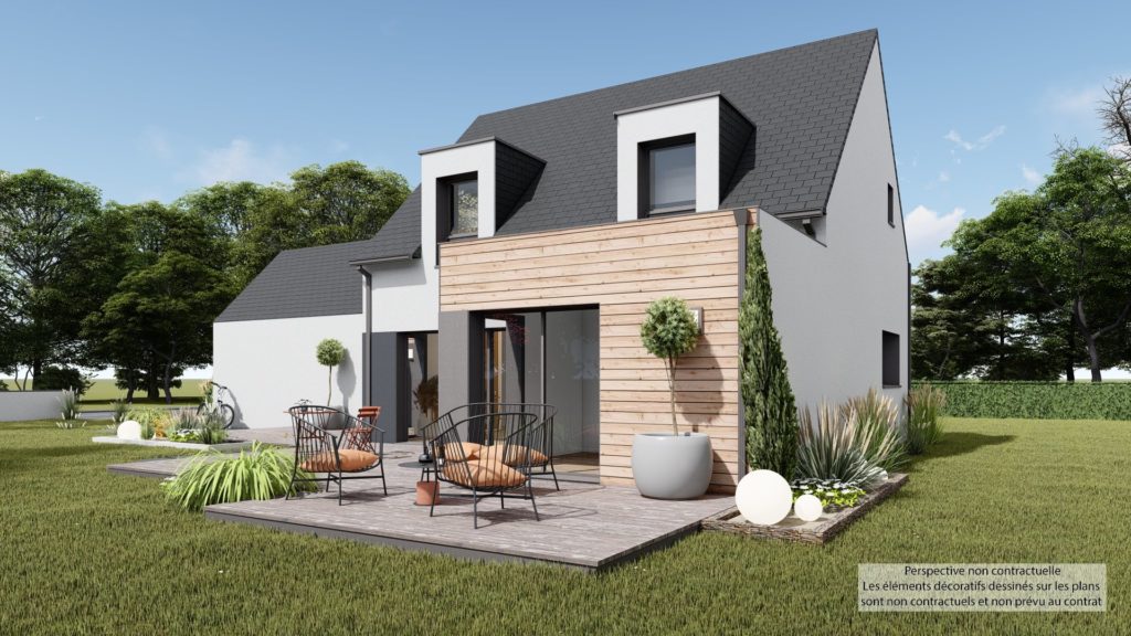 Maison+Terrain de 5 pièces avec 4 chambres à Moelan-sur-Mer 29350 – 344850 € - PLOO-24-10-01-1