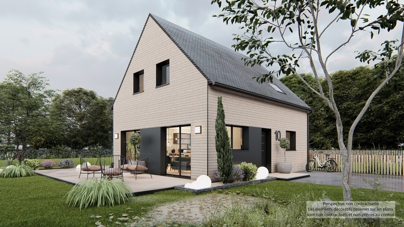 Maison+Terrain de 5 pièces avec 4 chambres à La-Forest-Landerneau 29800 – 262000 € - JUMI-24-09-18-20