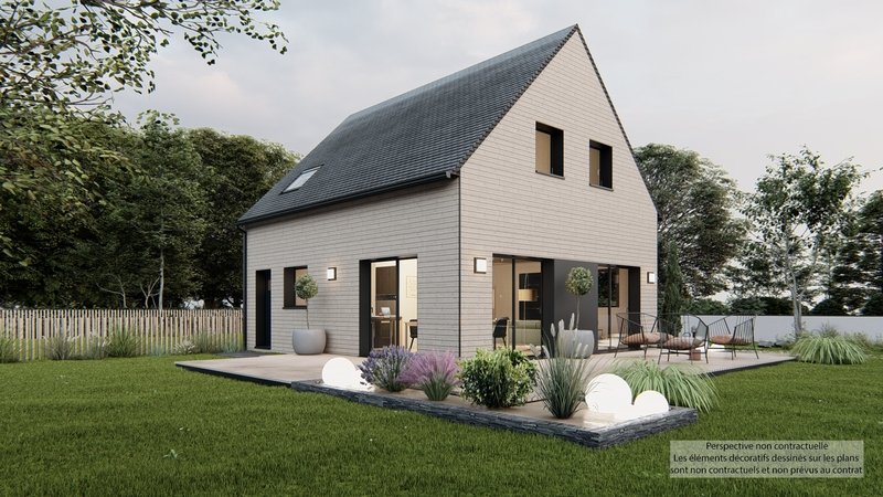 Maison+Terrain de 5 pièces avec 4 chambres à La-Forest-Landerneau 29800 – 262000 € - JUMI-24-09-18-20