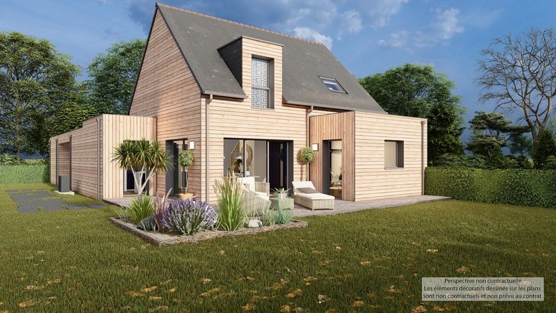 Maison+Terrain de 6 pièces avec 4 chambres à La-Forest-Landerneau 29800 – 358000 € - JUMI-24-10-03-2