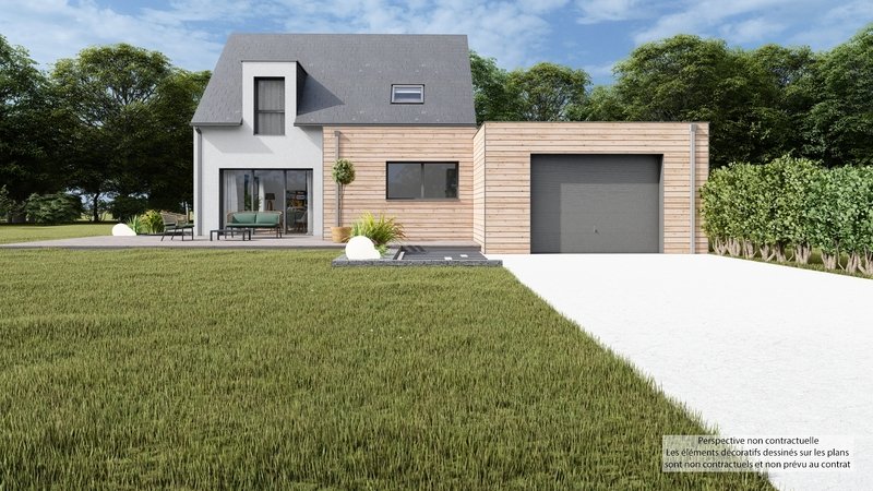 Maison+Terrain de 5 pièces avec 4 chambres à Plouay 56240 – 304900 € - PLOO-24-10-08-26